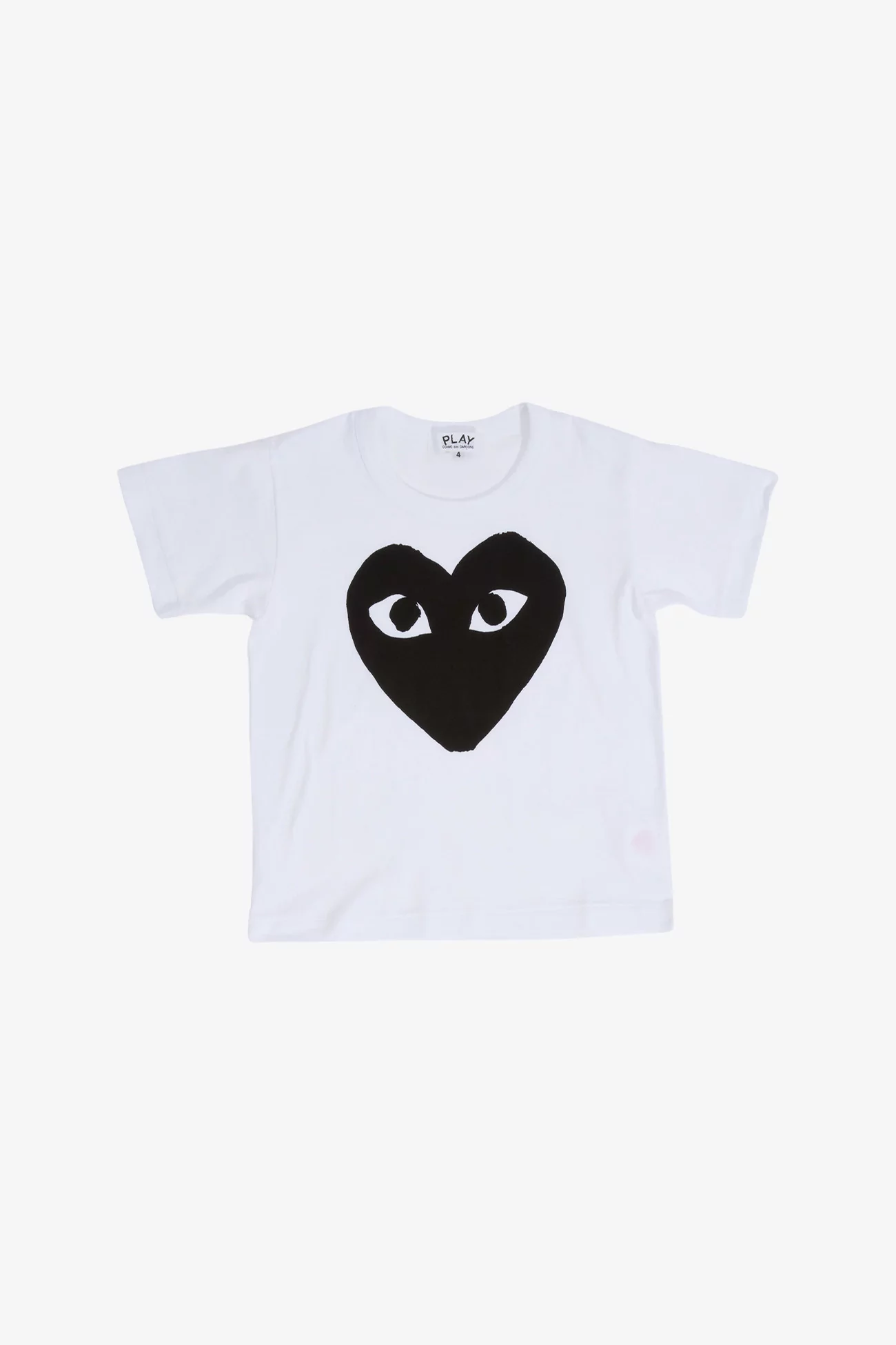 Kids T-Shirt Comme des Garçons PLAY Big Heart – White | Centre Commercial